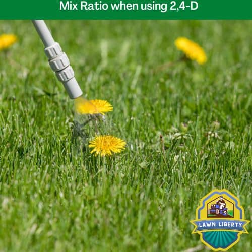 Mix Ratio when using amine 2,4-D