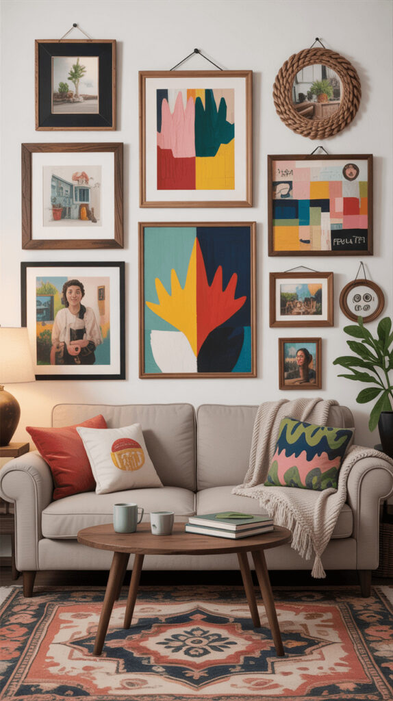 15 Creative Wall Decor Living Room Ideas to Transform Your Space - Lawn ...