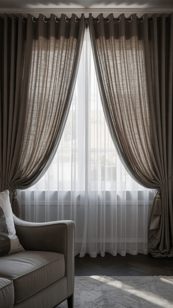 15 Sheer Curtains Living Room Ideas to Make Your Space Absolutely Glow ...