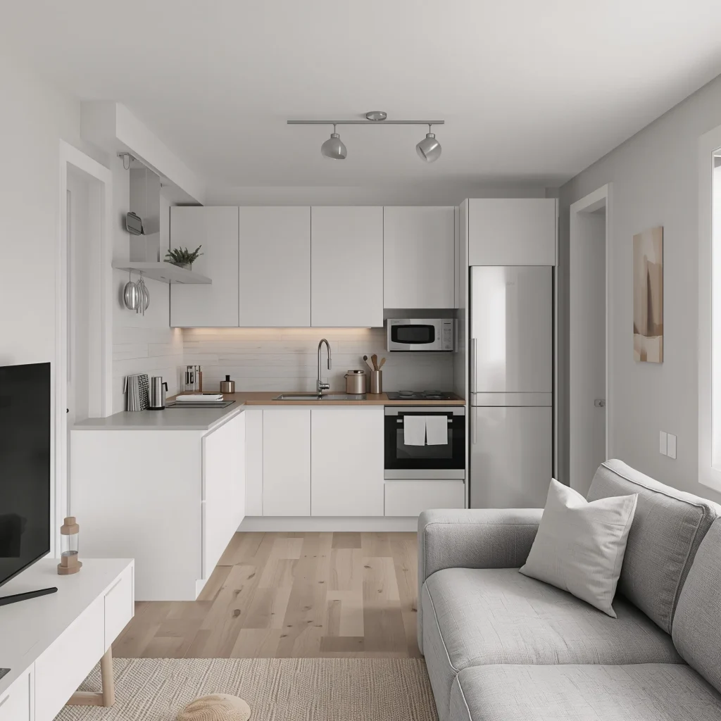 15 Brilliant Tiny Open Kitchen and Living Room Ideas for Inspiration ...