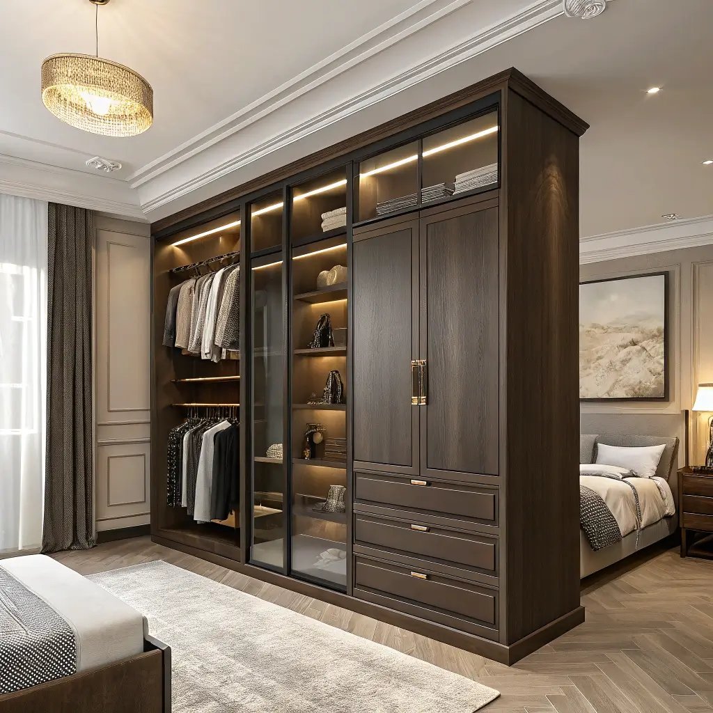 15 Elegant Wall Wardrobe Design Ideas to Maximize Space - Lawn Liberty